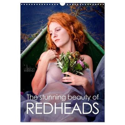The stunning beauty of REDHEADS (Wall Calendar 2026 DIN A3 portrait), CALVENDO 12 Month Wall Calendar