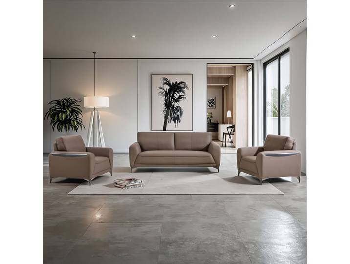 Canapé de bureau à prix d'usine, ensemble de meubles de salon, canapé en cuir PU, ensemble de canapés de salon, canapé moderne