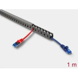 DELOCK Verdrahtungskanal 20 x 20 mm - Länge 1 m grau