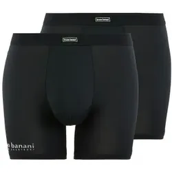 Bruno Banani 2P All Day Long Shorts Schwarz Baumwolle Medium Herren