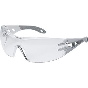 Uvex Schutzbrille pheos 9192215, klar, Bügelbrille, hellgrau-grau