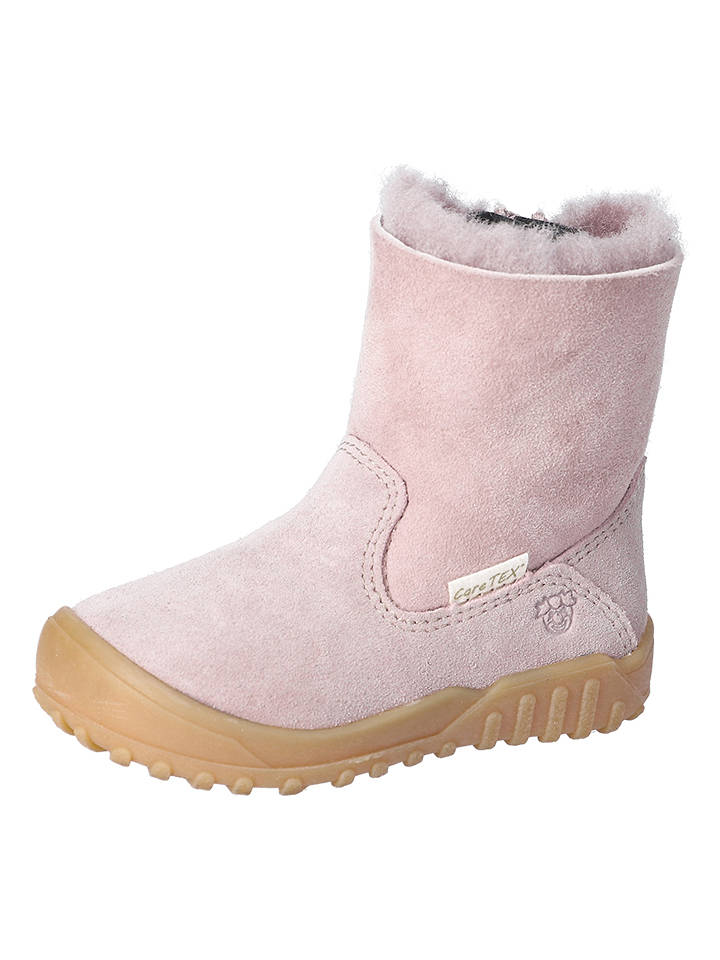 PEPINO Leder-Boots "Dio" in Rosa - 25