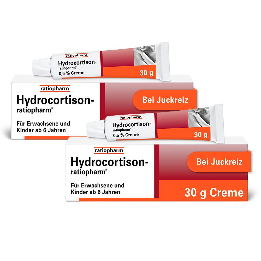 HYDROCORTISON-ratiopharm 0,5% Creme Doppelpack 2x30 g