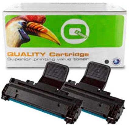 Q-Nomic P1082A Pack dos toners negro