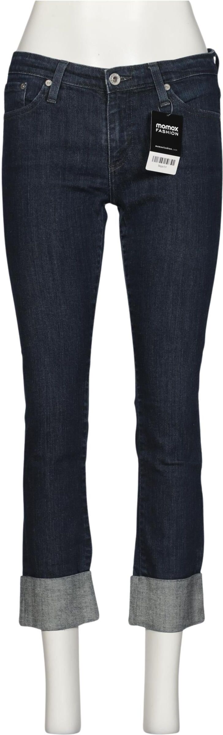 AG Adriano Goldschmied Damen Jeans, Marineblau, Gr. W28, kein / Etikett / Elasthan - Second Hand