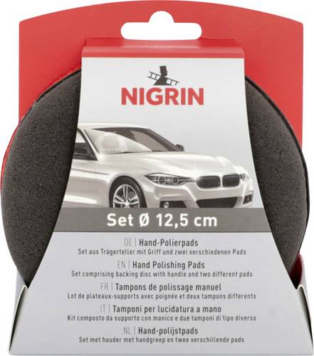 NIGRIN 753527:Hand-Polierpad-Set 1St.