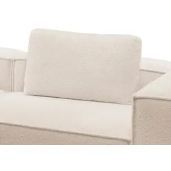 DAHEIM Rückenkissen Carlton Stoff White