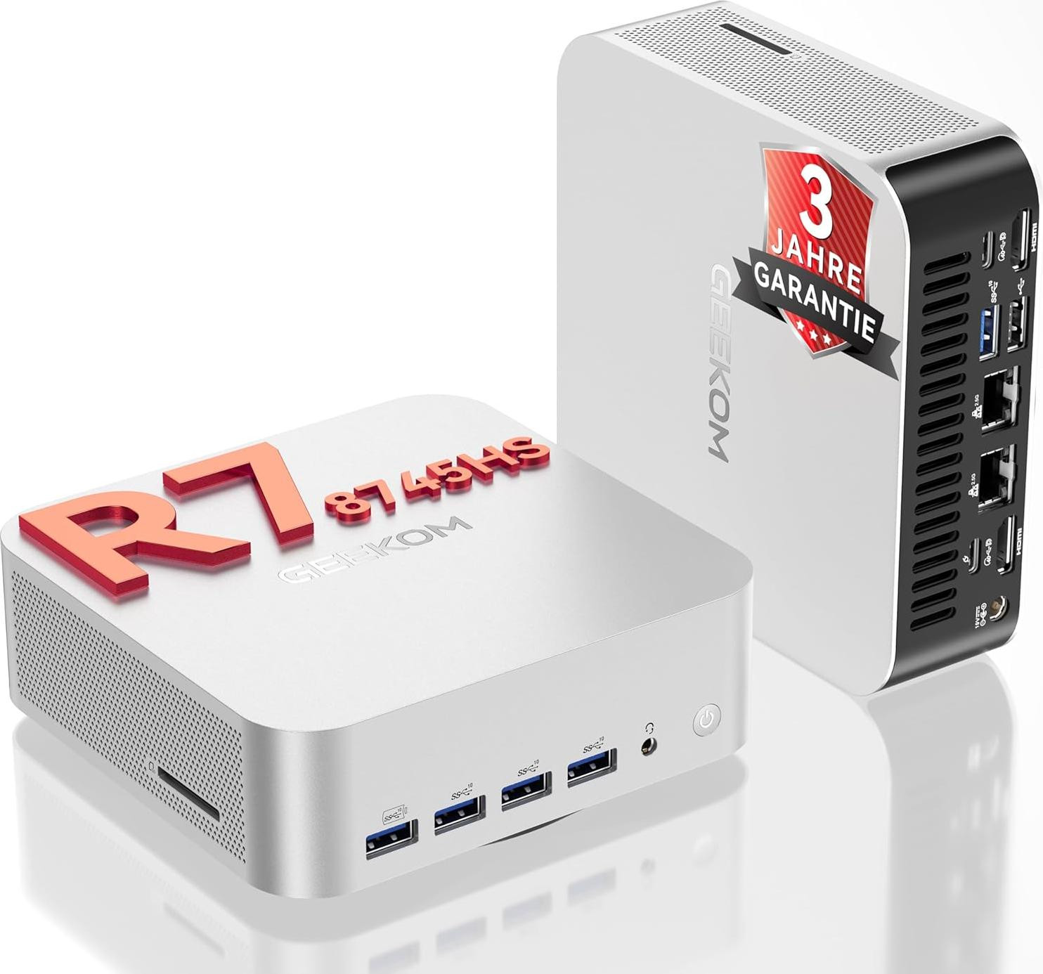 GEEKOM Business Mini PC A8 Max met AMD Ryzen 7 8745HS, 16GB DDR5 en 1TB SSD
