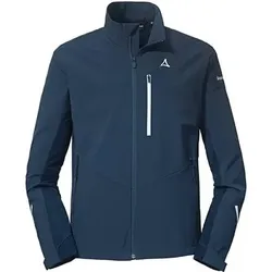 SCHÖFFEL Herren Schlupfjacke Softshell Jacket Rinnen M, Größe 48 in Blau Blau