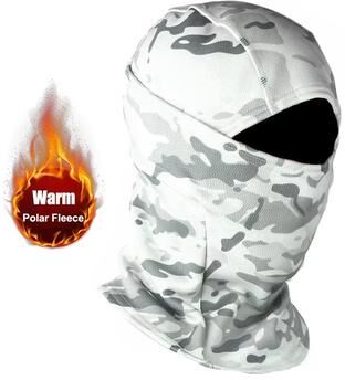Inspired Finds CamoShield Thermal Fleece Balaclava Full Face Winter Mask For Cycling, Ski, Motorcycle, Outdoor snow Cp