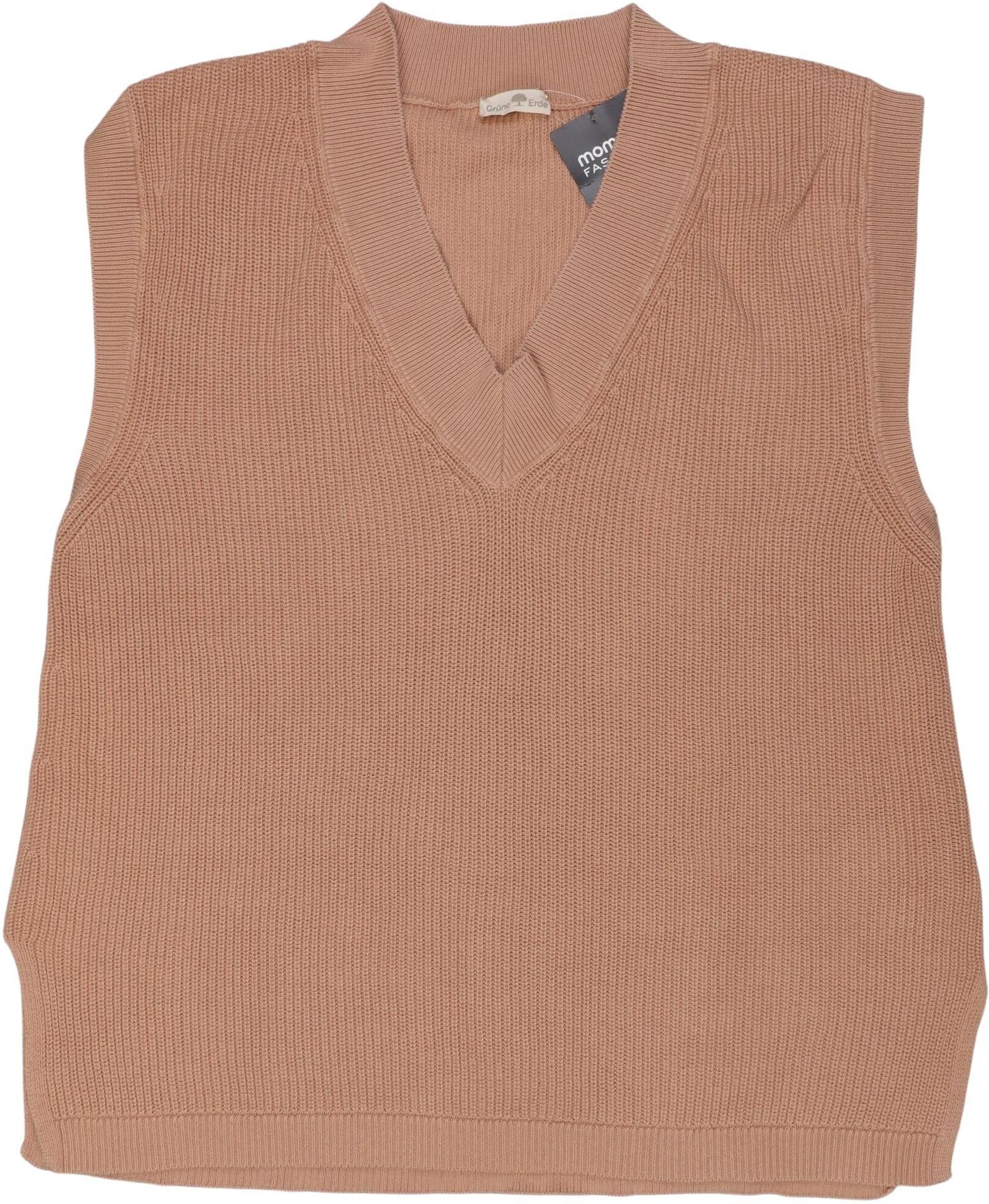 Grüne Erde Damen Pullover, Beige, Gr. XS, Baumwolle - Second Hand