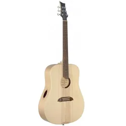 Riversong Trad Cdn N (Westerngitarre, Boden und Zargen aus massiver Sitka-Fichte, Decke aus Adirondack-Fichte, Graph Tech Ratio Machine Heads, Graphtech Nubone Nut, Sattel und Pins, Walnuss-Steg, Walnussgriffbrett mit Ahornblatt-Inlays), Gitarre, Braun