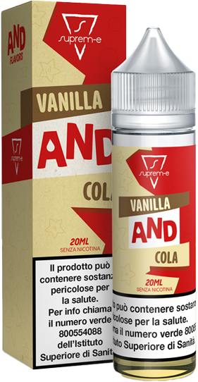Suprem-e Vanilla And Cola Liquido Shot Mix 20ml Cola Vaniglia