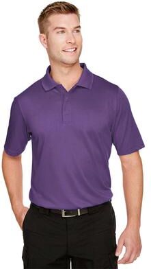 Harriton M348 Men's Advantage Snag Protection Plus Polo Shirt in Team Purple size Medium   Polyester