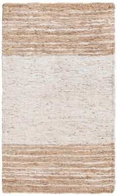 Alora Decor Bali Beige and Natural Tone Hand-woven Dhurrie Jute Rug