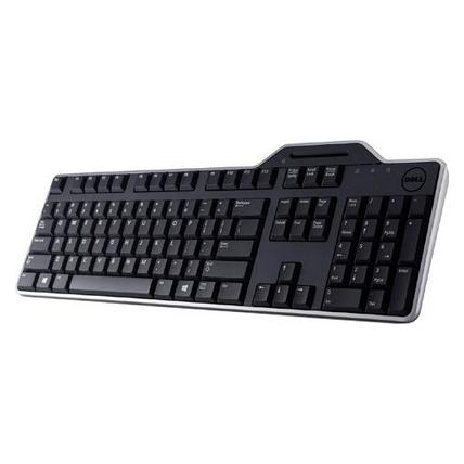Dell KB813 USB Keyboard German, QWERTZ Black Chip card reader, Splashproof (DE, Kabelgebunden) (76467794)
