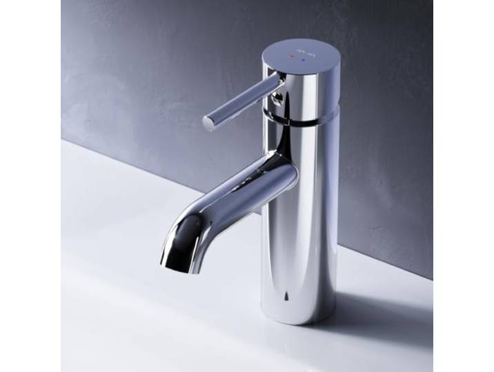 AM.PM FPA02100 Spike – Robinet Lavabo Salle de Bain en Laiton\, Mitigeur Salle de Bain Chromé