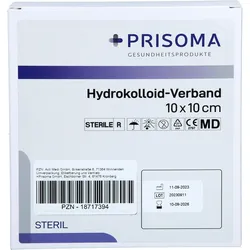 Hydrokolloid-Verband 10x10cm 5 ST