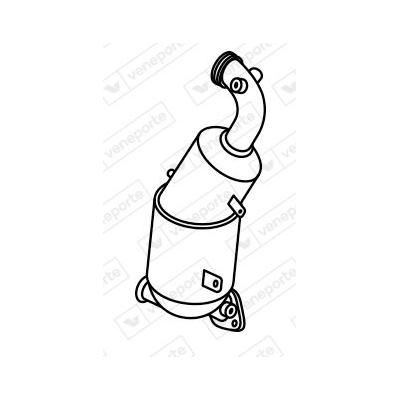 VEGAZ Ruß-/Partikelfilter, Abgasanlage FTK-309 für Fiat