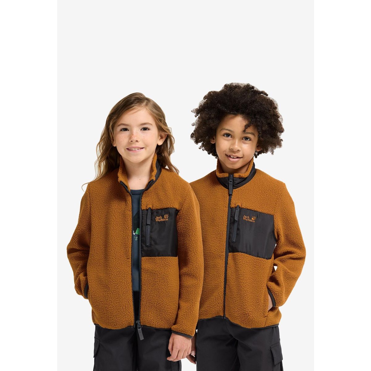 Jack Wolfskin Lite Curl Full Zip K autumn leaves (5401) 128 A65885_5401_K10