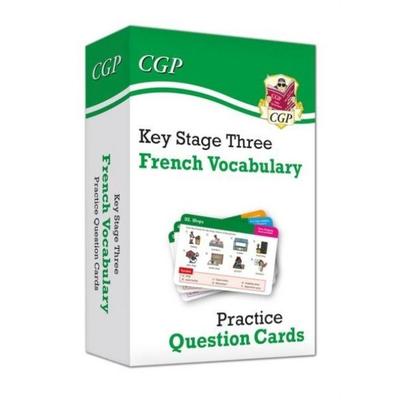 KS3 French: Vocabulary Practice Question Cards, Gebundene Ausgabe von Cgp Books, CGP Books, 978-1-78908-632-4