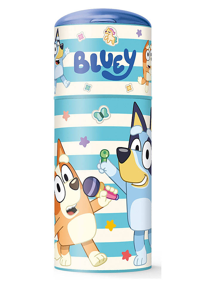 Stor Trinkflasche "Bluey" in Hellblau/ Weiß - 350 ml - onesize