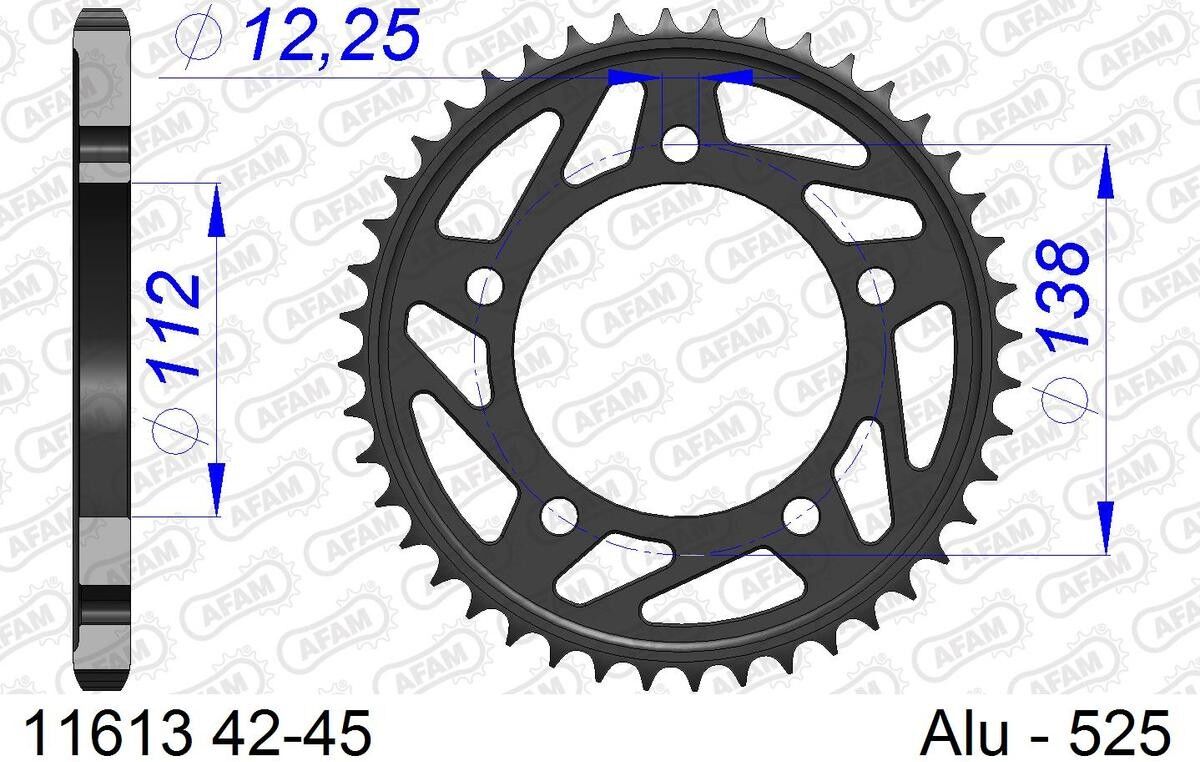 AFAM 11613-44 Chain Sprocket
