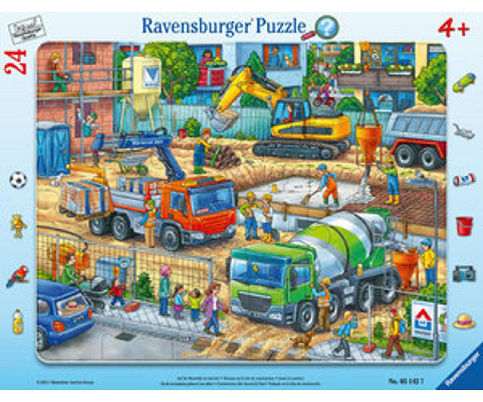 Ravensburger Er is bedrijvigheid op de bouwplaats 05142