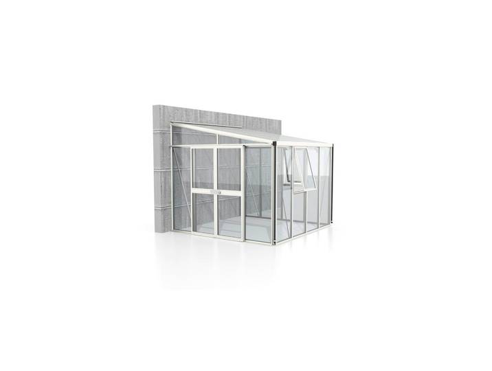 ANLEHN-GEWÄCHSHAUSBAUSATZ ATHENA 7000 ESG/HKP, WEISS
