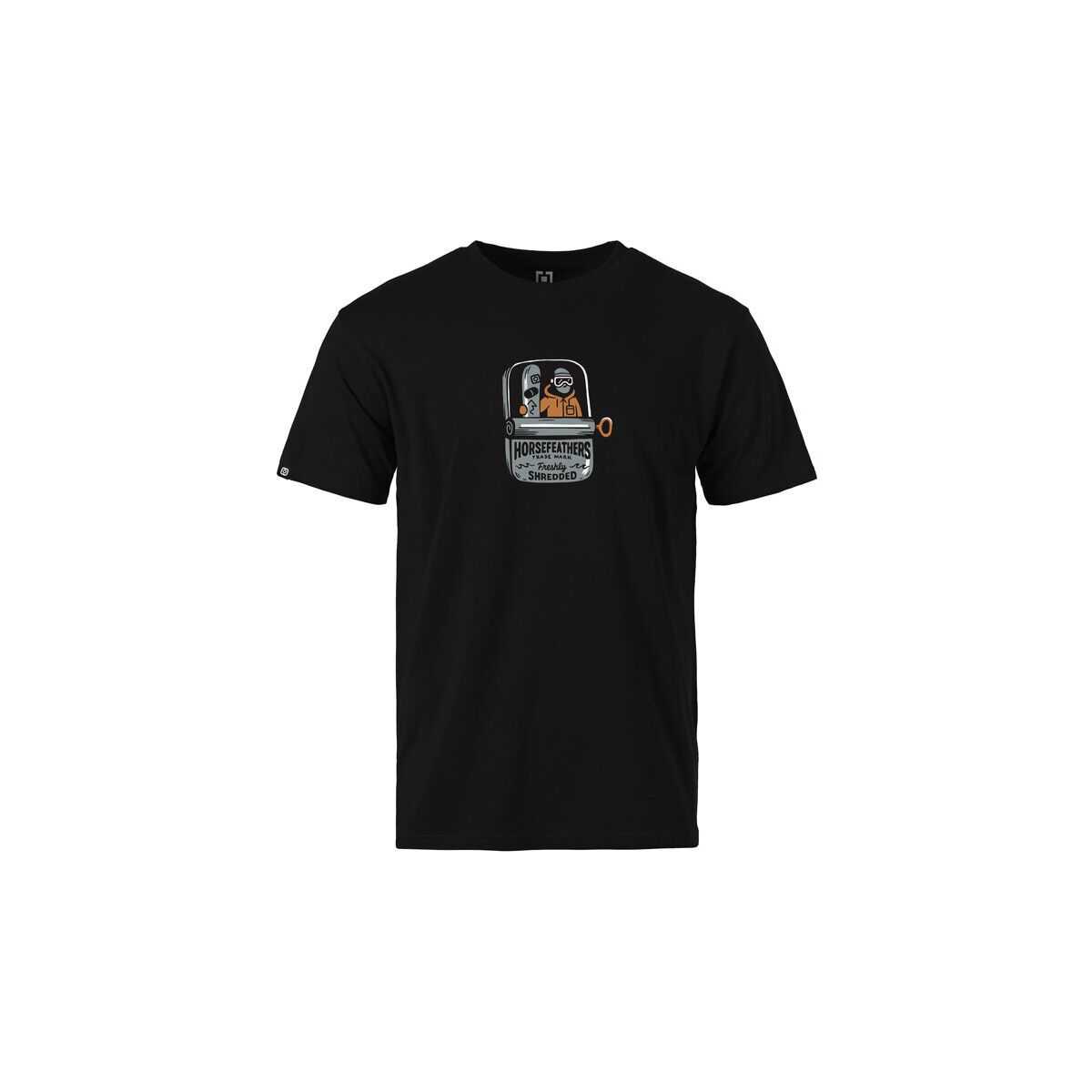 Horsefeathers Canned T-shirt black L SM1438C-black-L