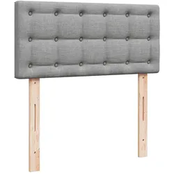 vidaXL, Boxspringbett, Pearl (Knöpfe) (80 x 200 cm)