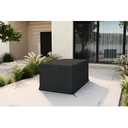 OUTFLEXX Abdeckhaube für Gartenlounges, schwarz, Ripstop-Gewebe/Polyester, 223 x 90 x 60 cm, wasserabweisend, UV-Schutz