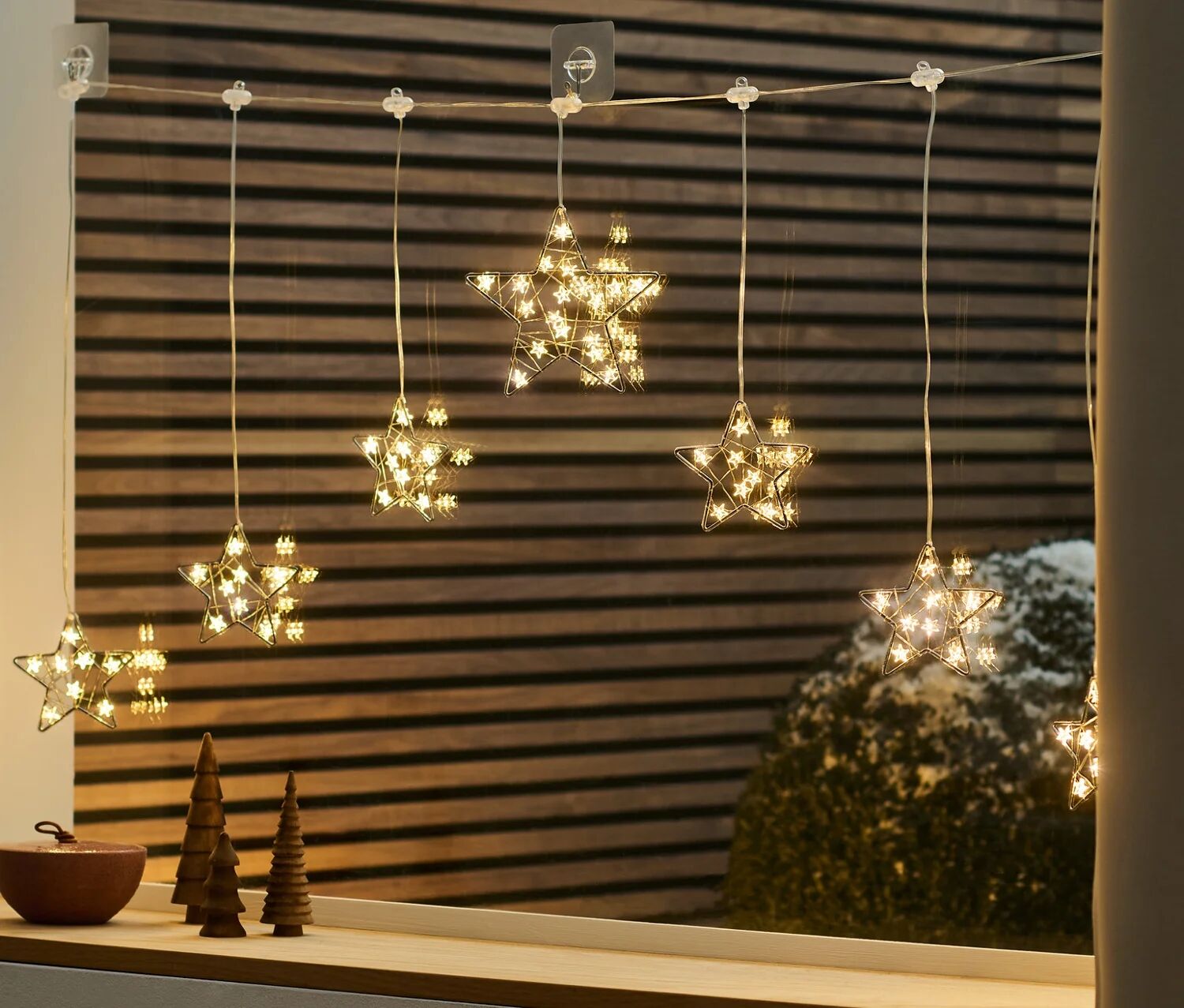 Tchibo - LED-Lichtvorhang - silber