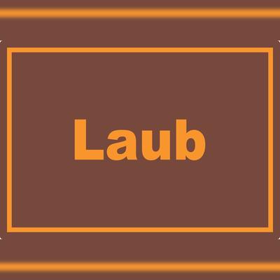 HB-Druck Laub Mülltrennung Aufkleber mit Text A4 (210x297mm)