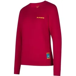 LA SPORTIVA Damen Sweatshirt Climbing on the Moon Sweatshirt W, Größe L in Pink Pink