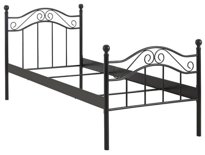 Metallbett HOME AFFAIRE, schwarz, L:210cm, Betten, Metallbett