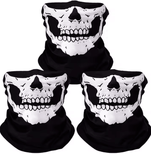Inspire Curations Breathable Skull Balaclava Face Mask Seamless Neck Gaiter Headwear Breathable Skull Balaclava Face Mask Seamless Neck Gaiter Headwear