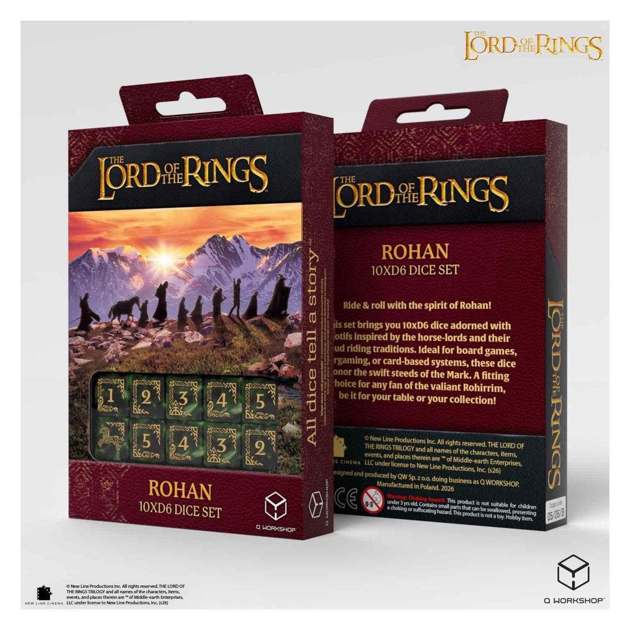 Q Workshop The Lord of the Rings: Rohan 10xD6 Dice Set (437527)