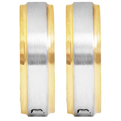 Klappcreolen ADELIA´S "Ohrringe – Klappcreole aus Edelstahl", Damen, Gr. Unisex, Edelstahl, gold (silber), Ohrringe Klappcreolen, Perfekt zum Verschenken an besondere Menschen