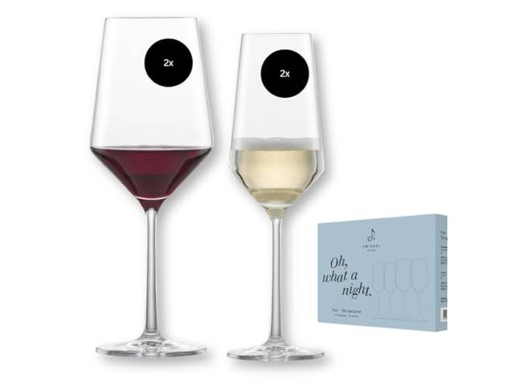 Zwiesel Glas Wein- & Champagner Set Pure (4 Stk)