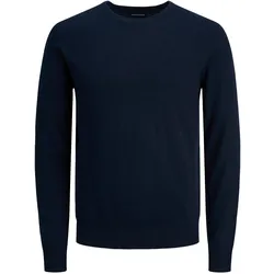 Jack & Jones Herren Rundhals Pullover JJEEMIL - Black 12208364 - XL