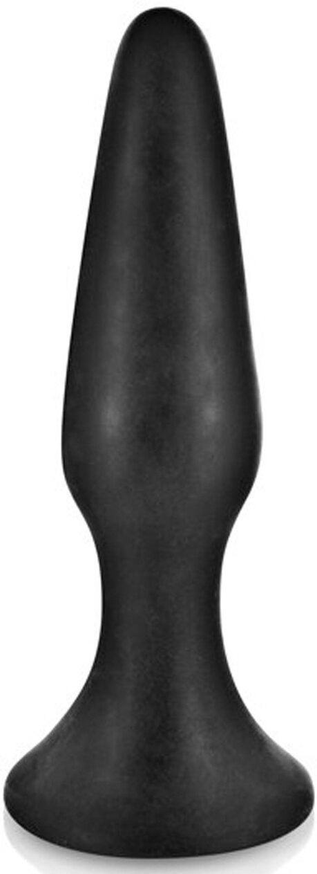 Glamy Plug anal noir 12.5cm avec ventouse
