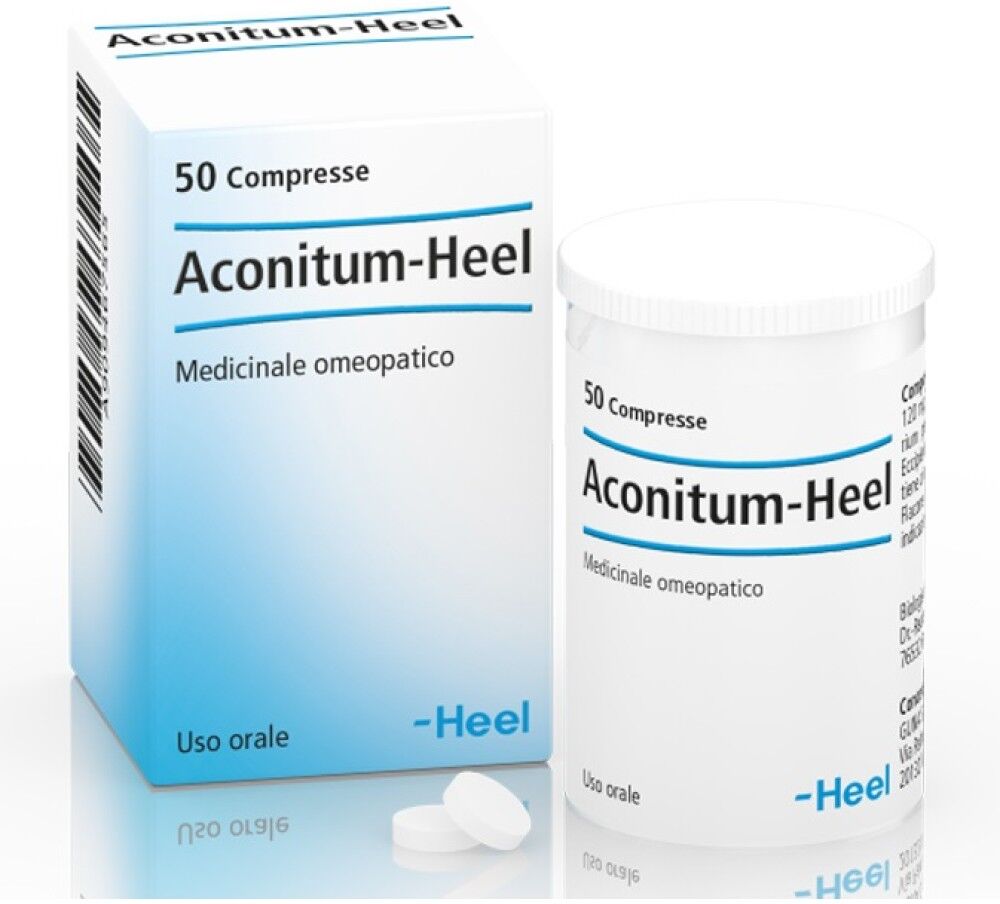 GUNA SpA Aconitum-Heel - 50 Compresse, Rimedio Omeopatico per il Benessere Naturale