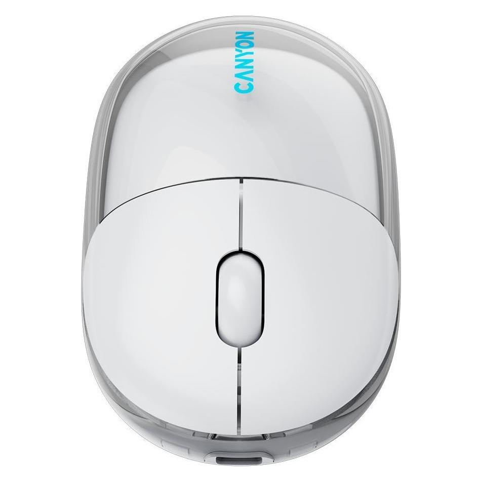 Canyon On Click 24 - 2in1 wireless optical mouse Bluetooth / 2.4 GHz - 1 -200 dpi - battery (Kabellos) (CNS-CMSW24W)