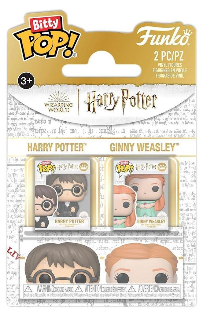 Funko Harry Potter Bitty POP! Vinyl figuurtjes 2-pack Harry & Ginny, 2,5 cm