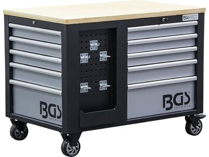 BGS 4199 Werkstattwagen leer 2 x 5 Schubladen 1 Schrank