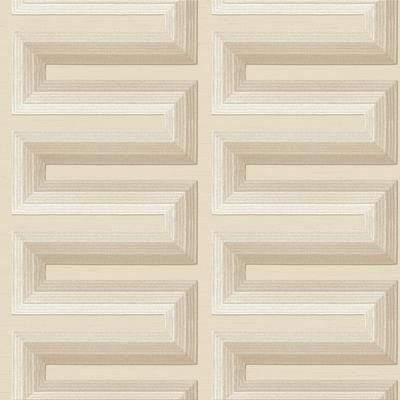 Veer Decor Embroidered Grecian Key Wallpaper