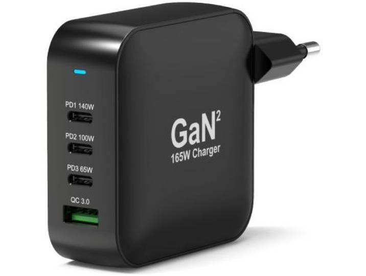 Port Design - Chargeur Secteu 160w Usb C Gan + Cable Usb-C 2m