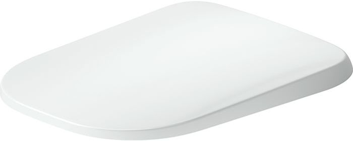 Duravit Univavo WC-Sitz Eckig 0022890000 Absenkautomatik, abnehmbar, Scharniere Edelstahl, Weiß