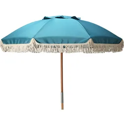 Sonnenschirm (D 180 cm) - blau - D 180 cm